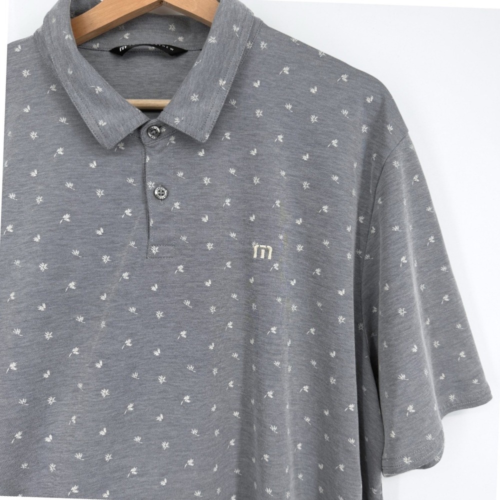 Travis Mathew On The Yacht Golf Polo Shirt XXXL‎ Gray 3XL